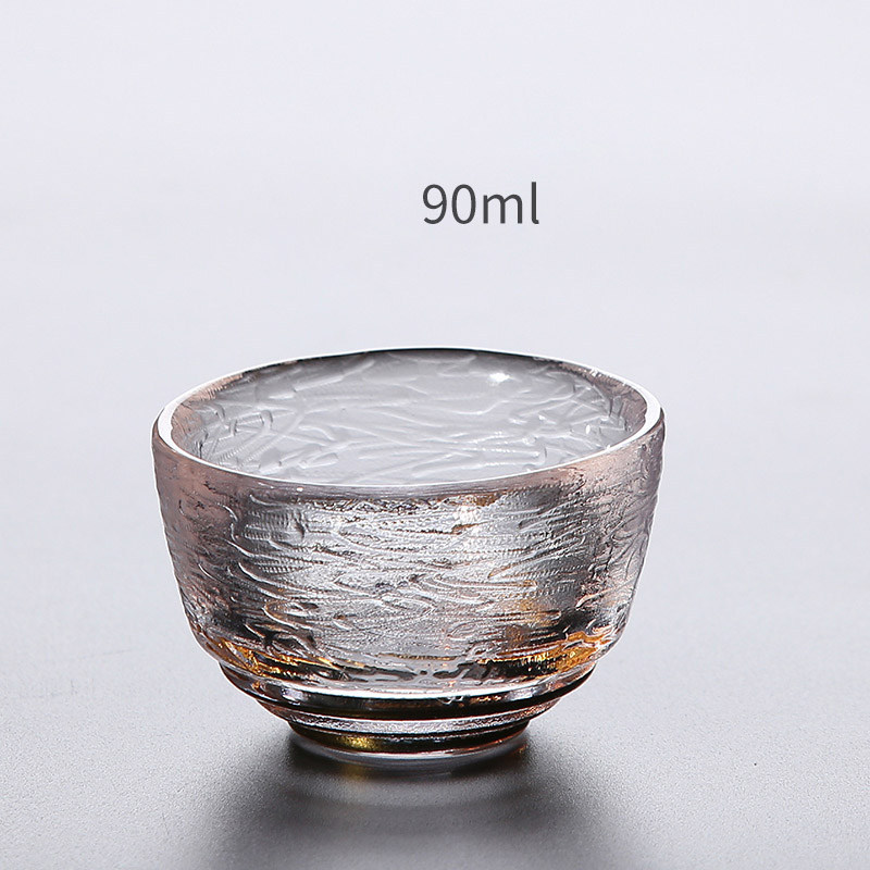 Tangpin varmebestandig gjennomsiktig glass tekopp til te glass tekopp kung fu kopp: Stil e