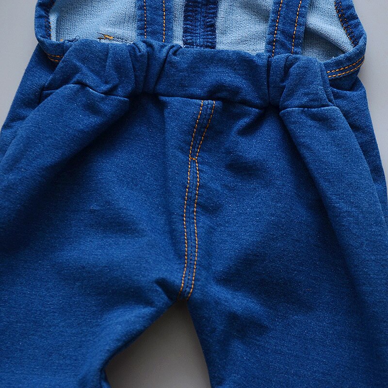 2019 nuovo bambino di modo del ragazzo e una ragazza tuta di vendita calda bambini camici del denim dei bambini del ragazzo dei jeans mutanda delle ragazze dei jeans pantaloni