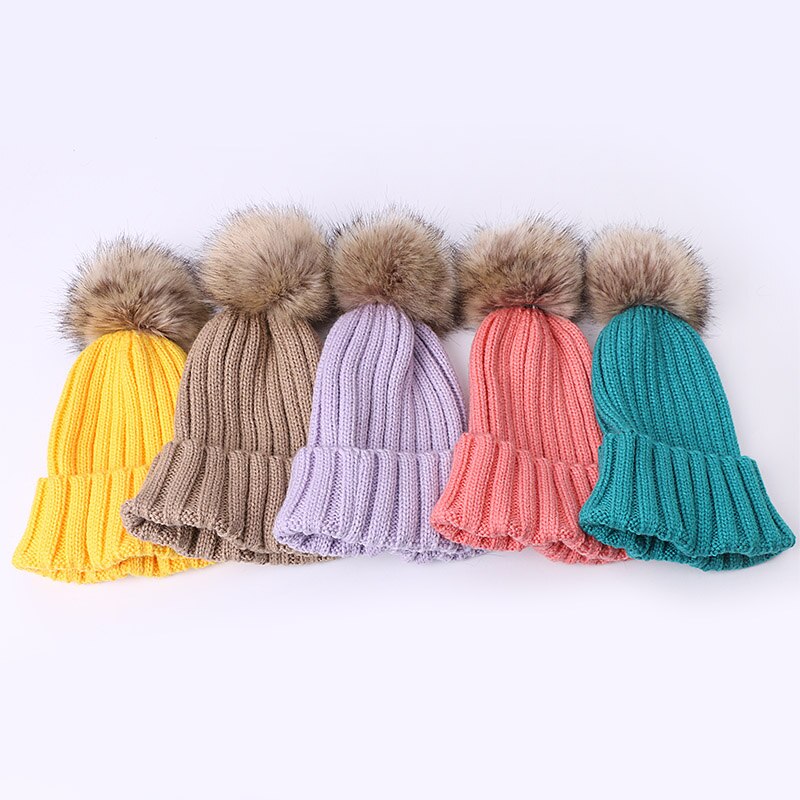 Bonnet en fausse fourrure pour fille, Style, à la , hiver, printemps,