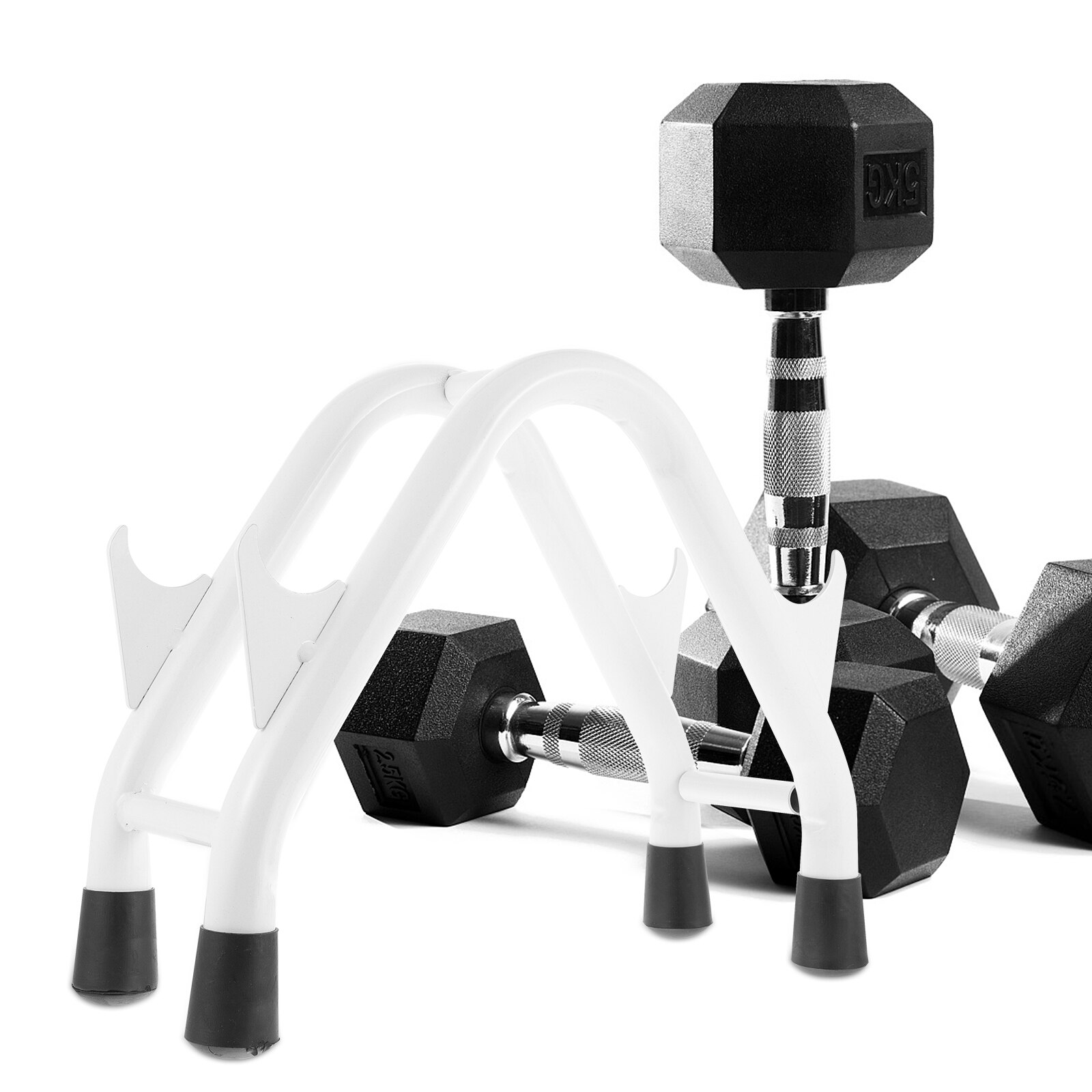 1pc Dumbbell Rack Household Anti-slip Weightlifting Dumbbell Storage Stand