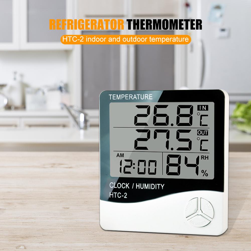 HTC-2 Digital Thermometer Hygrometer with probe Electronic Temperature Humidity Meter Outdoor with Temperature Humidit