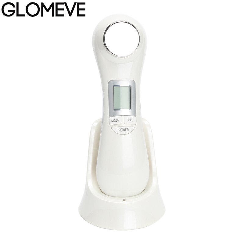 Gezicht Massager 6 In 1 Led Rf Photon Skin Lifting Verjonging Trillingen Therapie Ems Ion Microstroom Mesotherapie Machine
