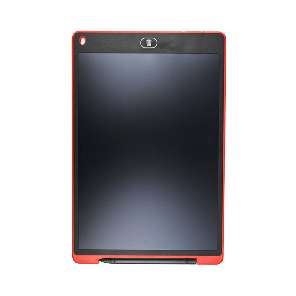Digital Handwriting Pad Drawing Board Writing Tablet Colorful Drawing Tablet LCD Screen Electronic 12inch Graphic Drawing Tablet: Red