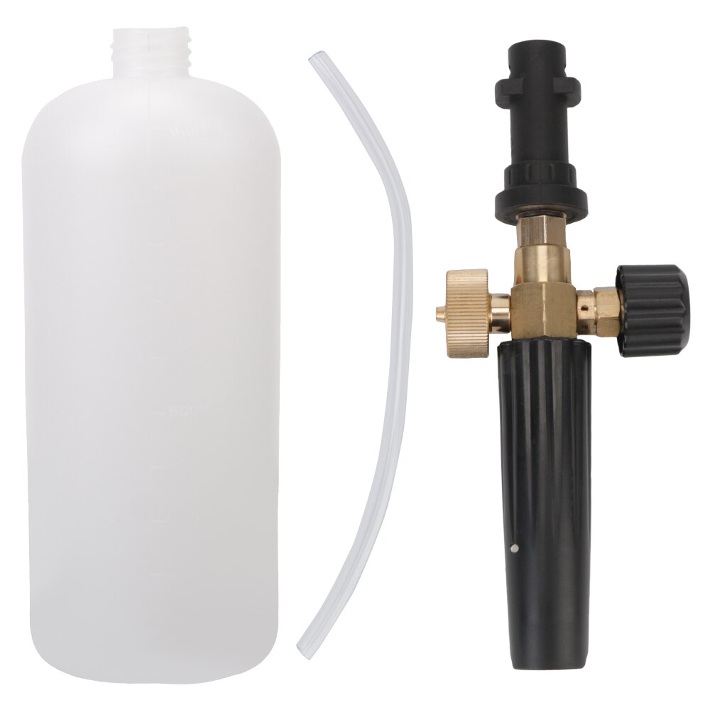 Rediboom Verstelbare sneeuwschuimlans compatibel met Lavor/Parkside/Speer en Jackson hogedrukreiniger, Jet Washer Foam Kanon Zeepdispenser Auto Wasmachine Sproeier Nozzle