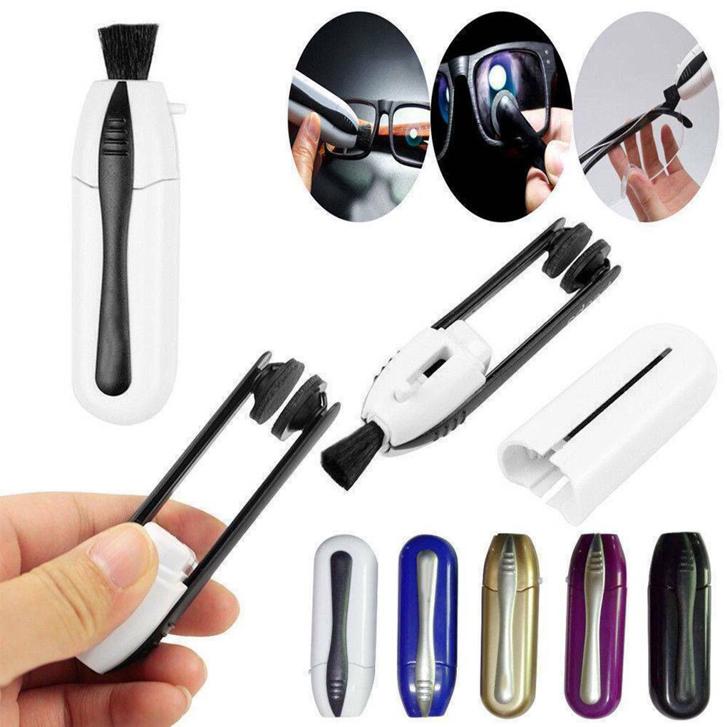 1PC Lens Cleaning Tool Portable Lens Brush for Eyeglasses Sunglasses Reading Glasses Mini Dust Brush