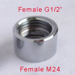 Weibliche M24 Durcheinander rohr passend zu Konverter Wasserhahn stecker Adapter M16 M18 M26 Zahnseide Zubehör männlichen gewinde munddusche: FDN15xF24