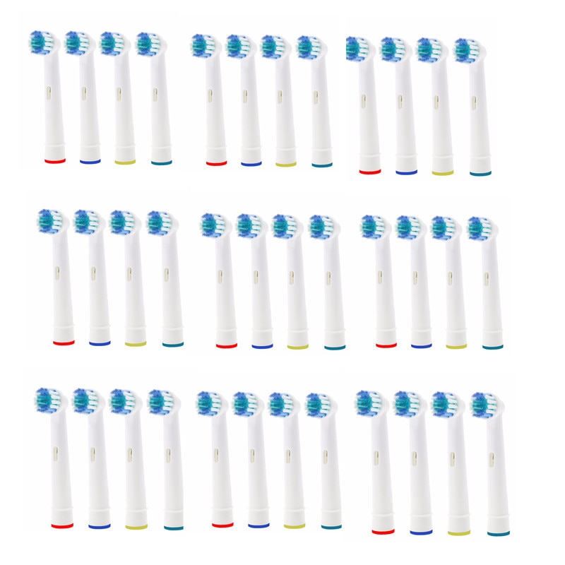 4Pcs Vervangende Opzetborstels Voor Mondhygiëne Care Clean Elektrische Tandenborstel