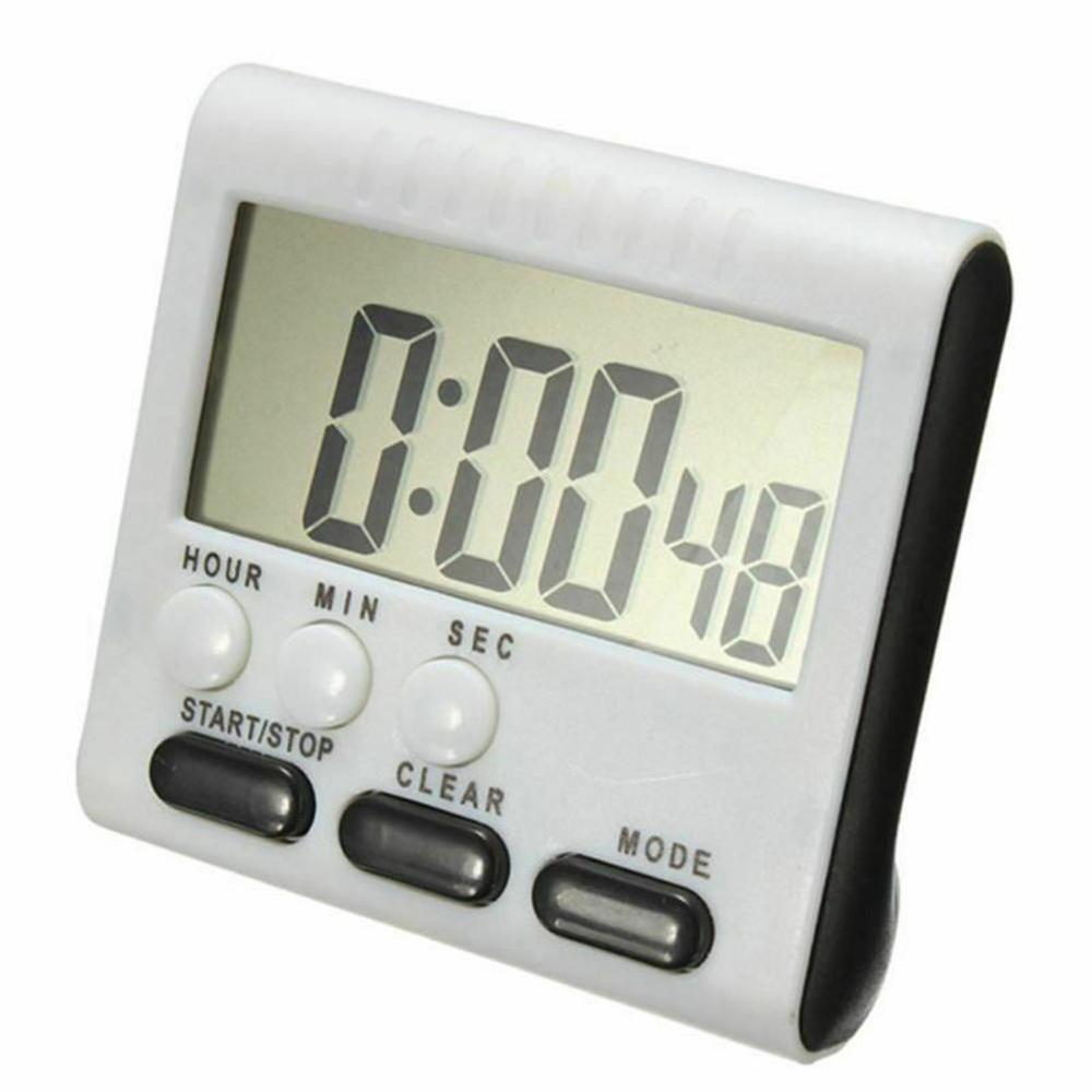 Household Utility Kitchen Timer English 24-Hour Electronic Reminder Digital Timer J9J0