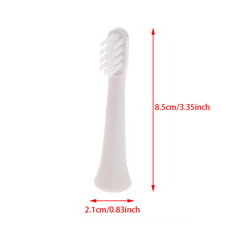 3Pcs Sonic Elektrische Tandenborstel Voor Xiaomi T100 Whitening Zachte Vacuüm Dupont Replacment Koppen Schoon Borstel Nozzles Hoofd