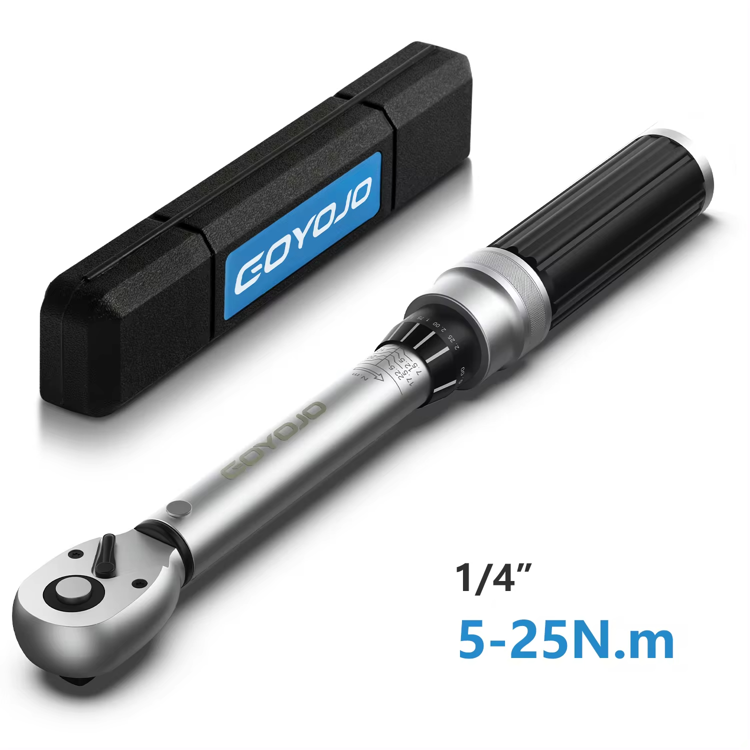 1/4 Zoll 3/8 Zoll 1/2 Zoll Drehmomentschlüssel mit Vierkantantrieb, 40–220 Nm, Genauigkeit 3 %, Fahrrad-Autoreparatur, Handwerkzeuge, Schraubenschlüssel, 5–60 Nm, Zwei-Wege-Ratschenschlüssel: Rot