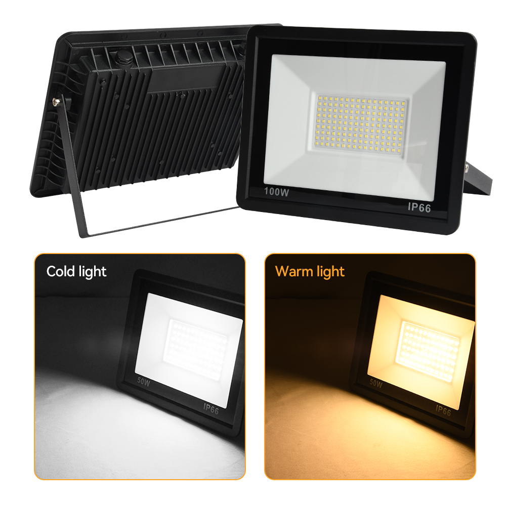 LED Flutlicht 100W 50W 30W 10W 220V Wasserdicht IP66 Reflektor Flutlicht Lampe LED außen Suche Lampe Stelle Außen Licht