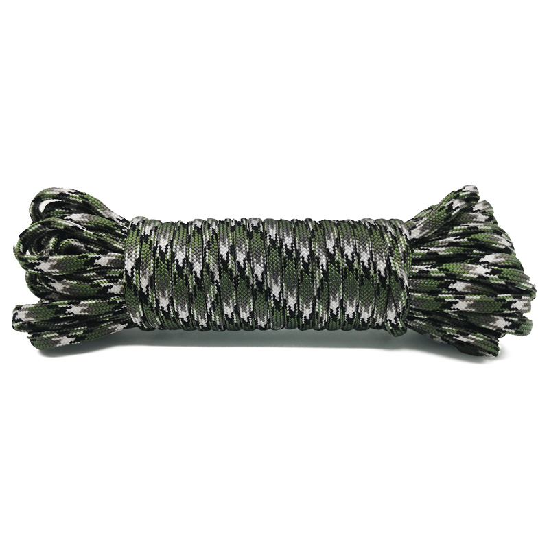 Cuerda de paracaídas de supervivencia, 7 núcleos, 550lb, 30m de diámetro, 4mm, accesorios de tienda para hacer cordón, pulsera, Collar de perro, Idea de: YELLOW / Otros