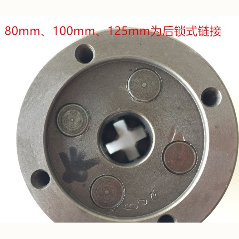 K72-125 4 Jaw Independent Lathe Chuck 125mm Four-Jaws 5'' Manual Chuck for CNC Clathe Fixture