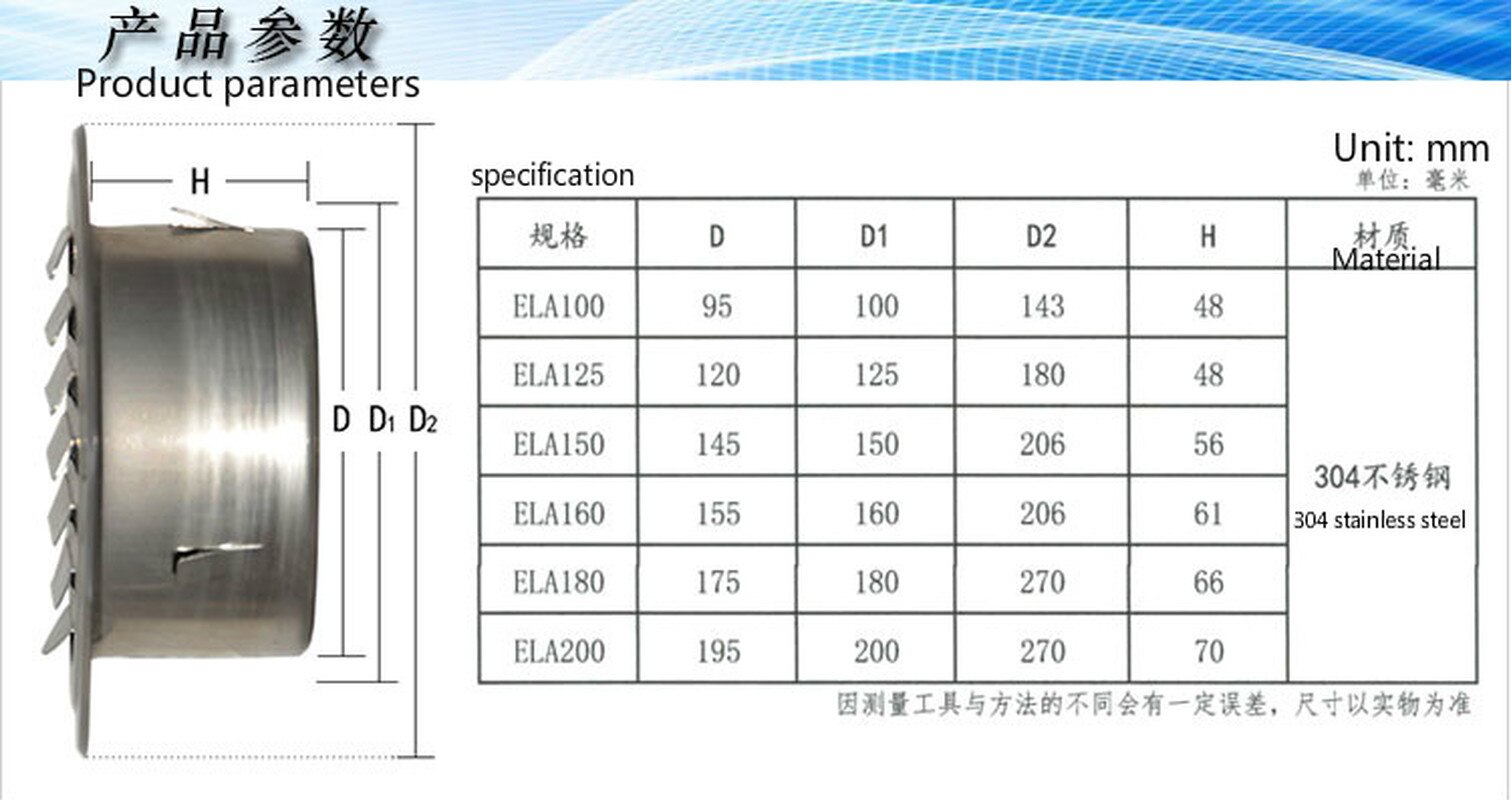 ventilation grille wall air vent louvered air vents Air Vent Ventilation fresh air ventilation system 304 stainless steel