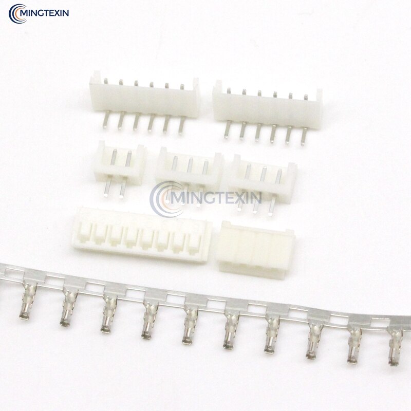 10set EH 2.5mm Pitch Connector Straight /Curved pin header Socket +Housing+Terminals Replacement of jst Wire-to-Board 2P345-12P