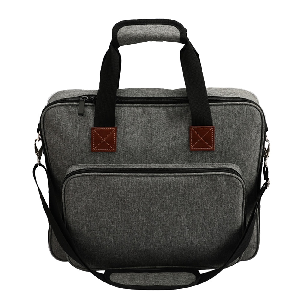 Embroidery Project Bag Sewing Accessories Supplies Storage Organzier Zipper Suicase Needlework Travel Bag for Cross Stitch DIY