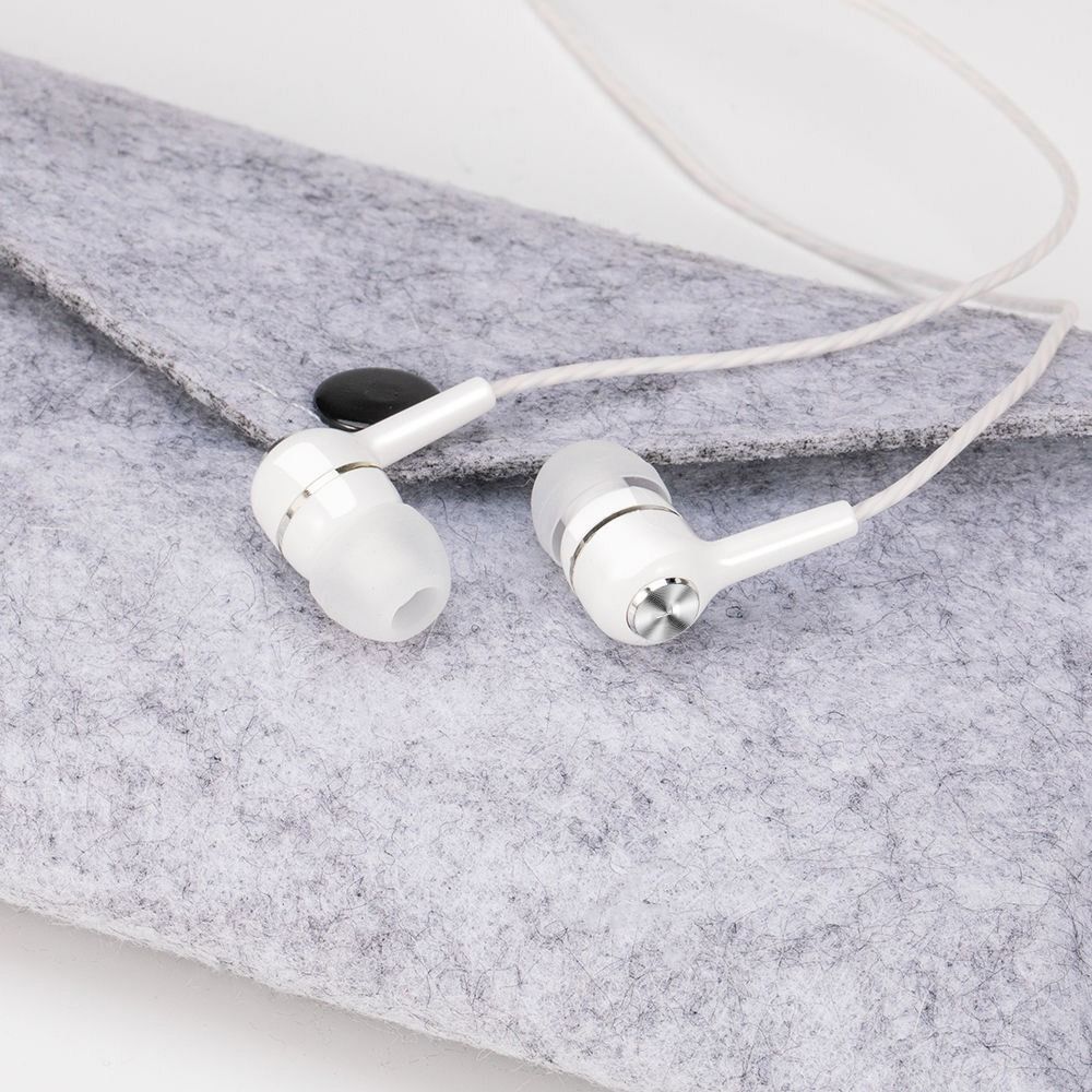 Stereo In-Ear Earphone Earpiece With Microphone 3.5mm Earbuds Universal Portable Wired Headphone For Apple/Android/