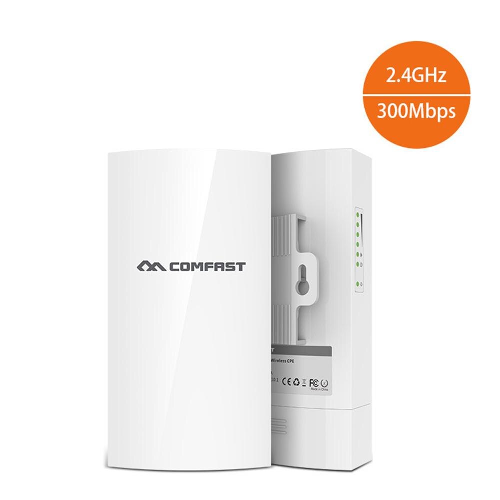 Comfast cf -e130n 1km 2.4g draadloze buitenbrug 5 dbi-antenne 300 mbps 2.4 ghz wifi ap-brug 5 dbi wifi-antennerepeater