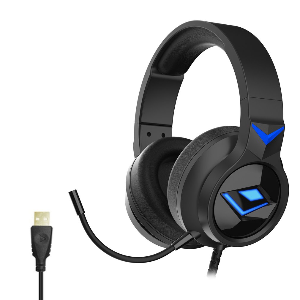 Bedrade Headsets Comfortabele 7.1 Kanalen Met Mic 3D Stereo Muziek Over-Ear Hoofdtelefoon Game Headset Voor Laptop Headset: Type A
