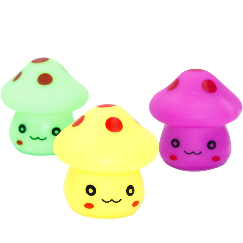 Mushroom Colorful Small Night Light Led Light Gradual Change At Home Small Toy Party Party Decoration