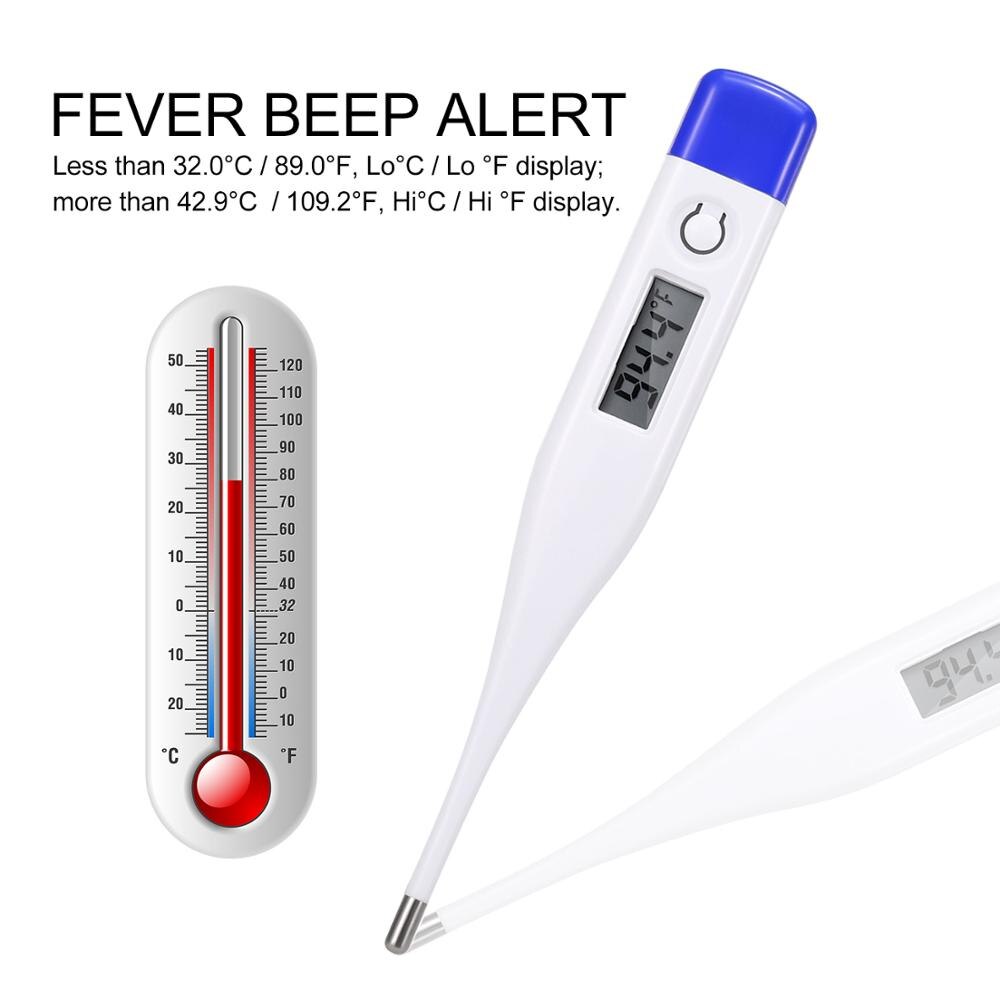 Non-Contact Infrared Thermal Imagr Digital Forehead Thermometer Wall-Mounted Infrared Thermometer °C/°F Unit Switch Fever Alarm: MD1772