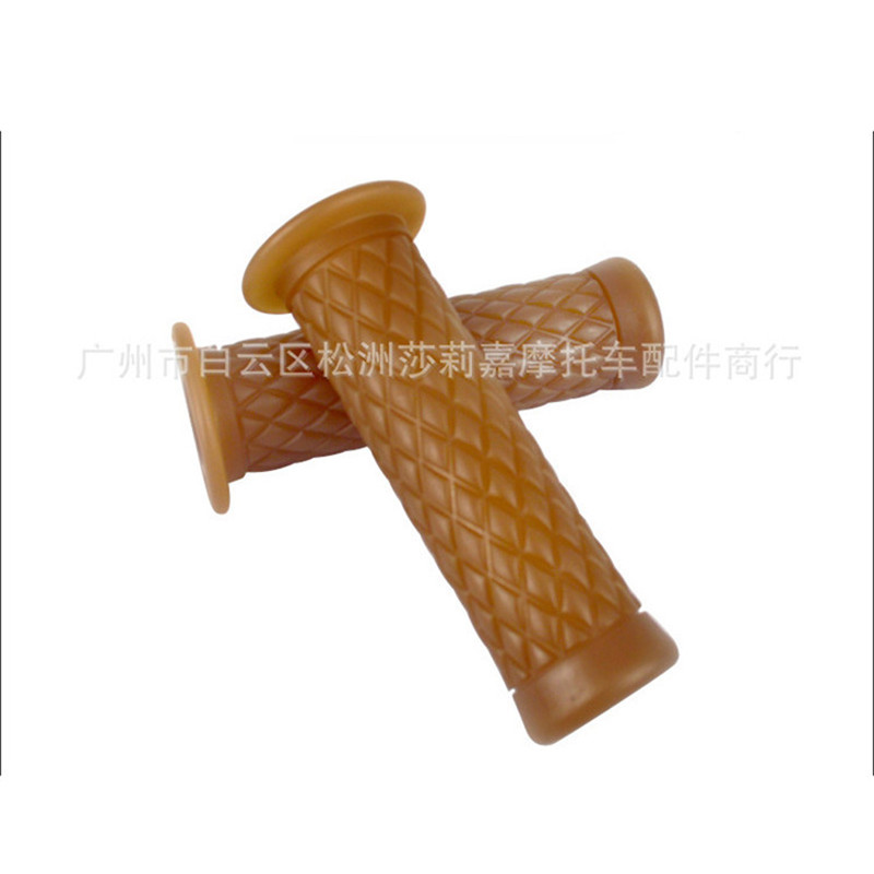 9 Kleur Classic Vintage Scooter Handgrepen Cafe Racer Moto Rcycle Handvat Bar Voor Harley Grip Moto Accessoires Moto Rbike stuur: 4