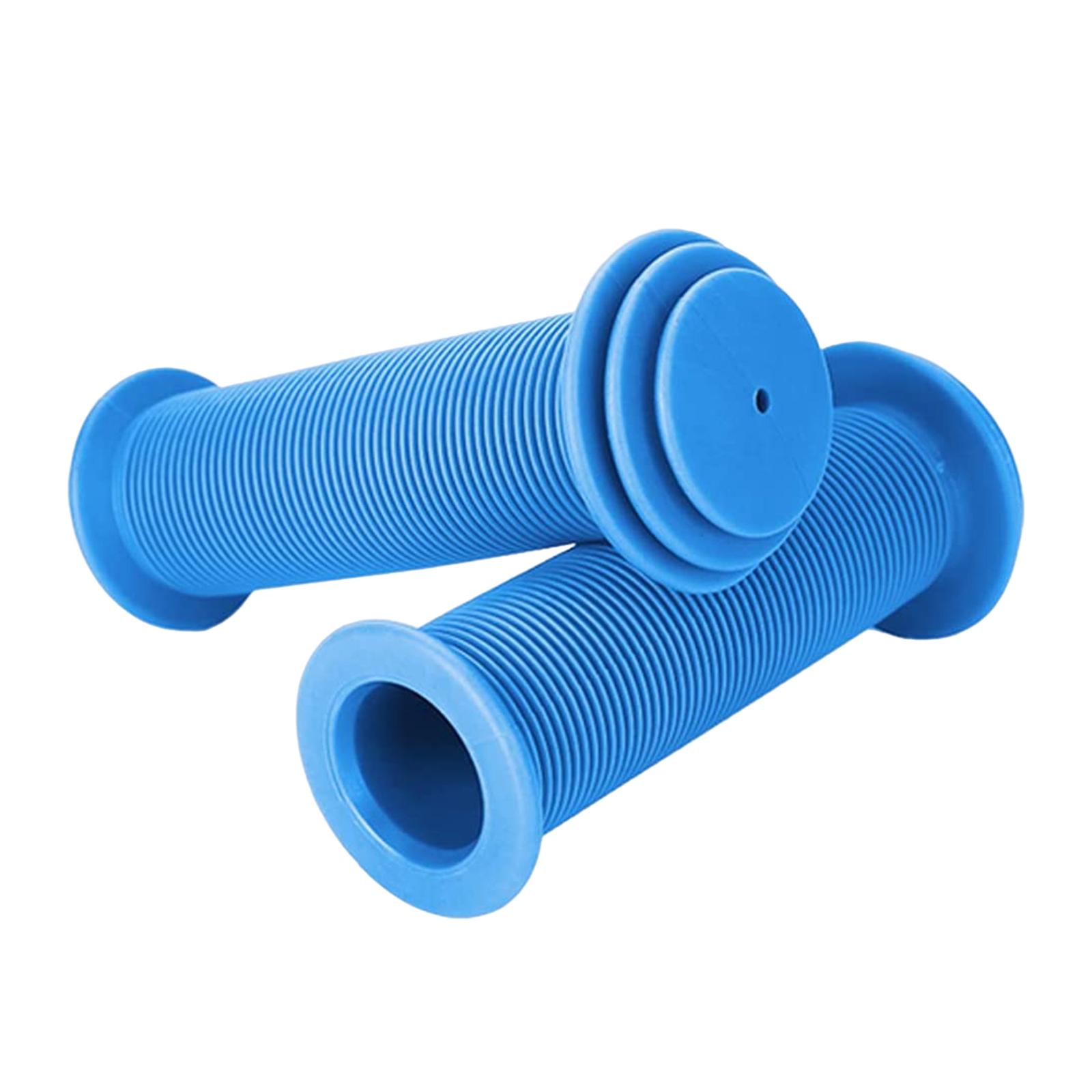 2x Premium MTB Bike Handle Grips Sleeve Rubber Bike Grips Dia 0.87" Bicycle Handlebar Grips for Scooter Tricycle Kids Bike BMX
