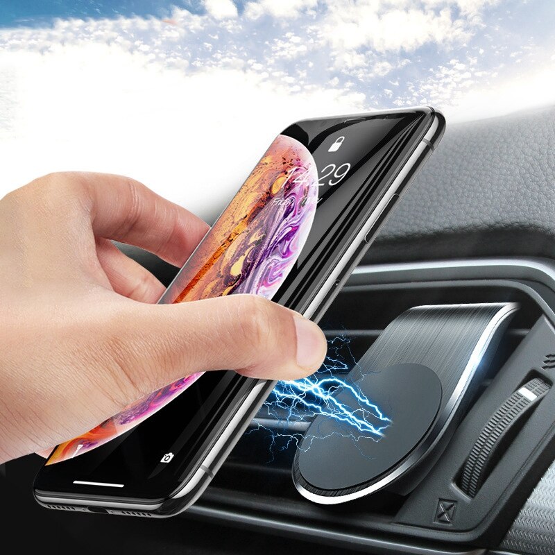 Soporte magnético para teléfono móvil de coche, soporte magnético potente para salida de aire para coche, accesorios para teléfono, soporte para teléfono