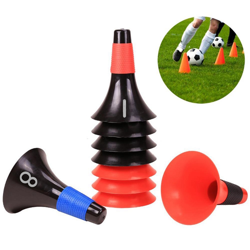 10 -teiliges set: basketball-trainingsfass, hinderniskegel, fußball-trainingshornfass, rutschfest, langlebig