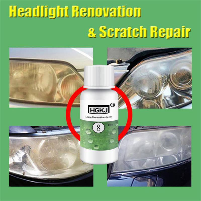 Auto Koplamp Restauratie Kit Auto Koplamp Renovatie Reparatie Middel Krassen lamp vernieuwing middel Polijsten Car Care 50ML