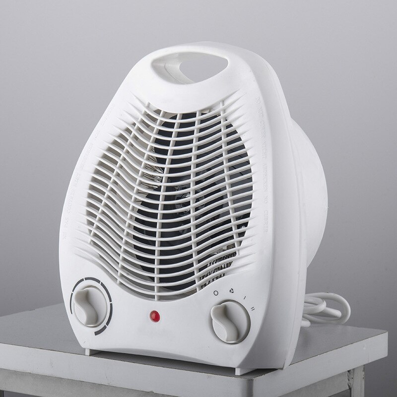 2000W Electric Fan Indoor Heater Portable Electric Space Heater Mini Heater Fan Rotating Heater (EU PLUG)