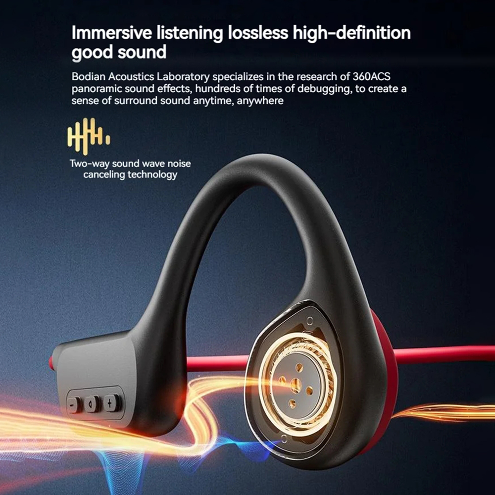 Bone Conduction Headset X7 IPX8 32GB Geheugen 5.3 Bluetooth Draadloze Headset met microfoon Waterdicht Zwemmen 2024 Nieuw