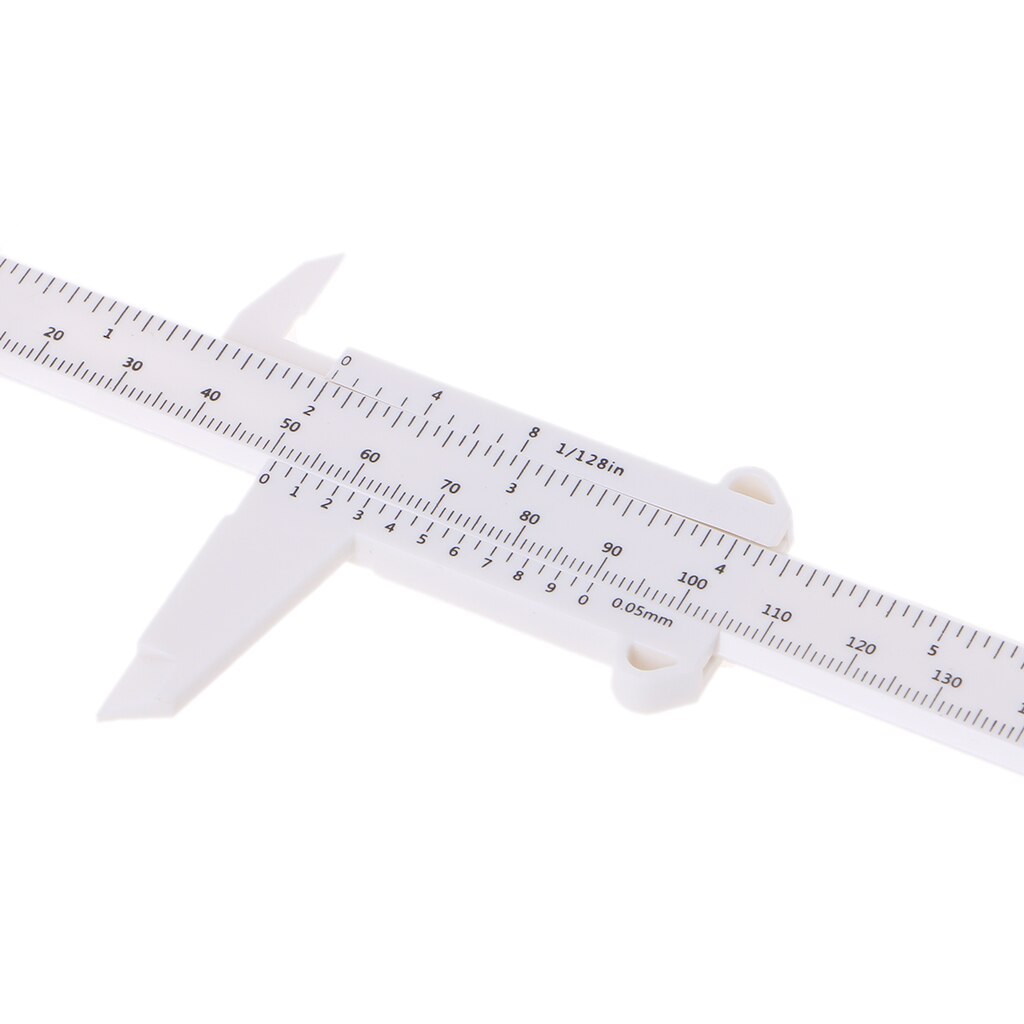 0-150mm plastik vernier caliper mikrometer meter dagligt værktøj
