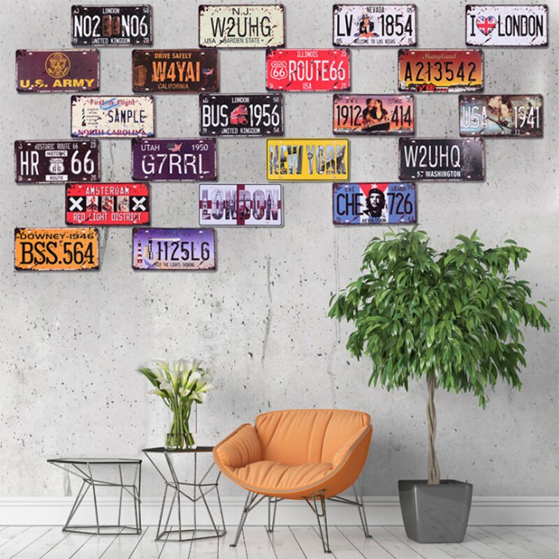 Ti amo targa auto targa in metallo decorazioni per la casa Vintage ▾ targhe in metallo sbarra pub bar arredamento targa in metallo box auto pittura