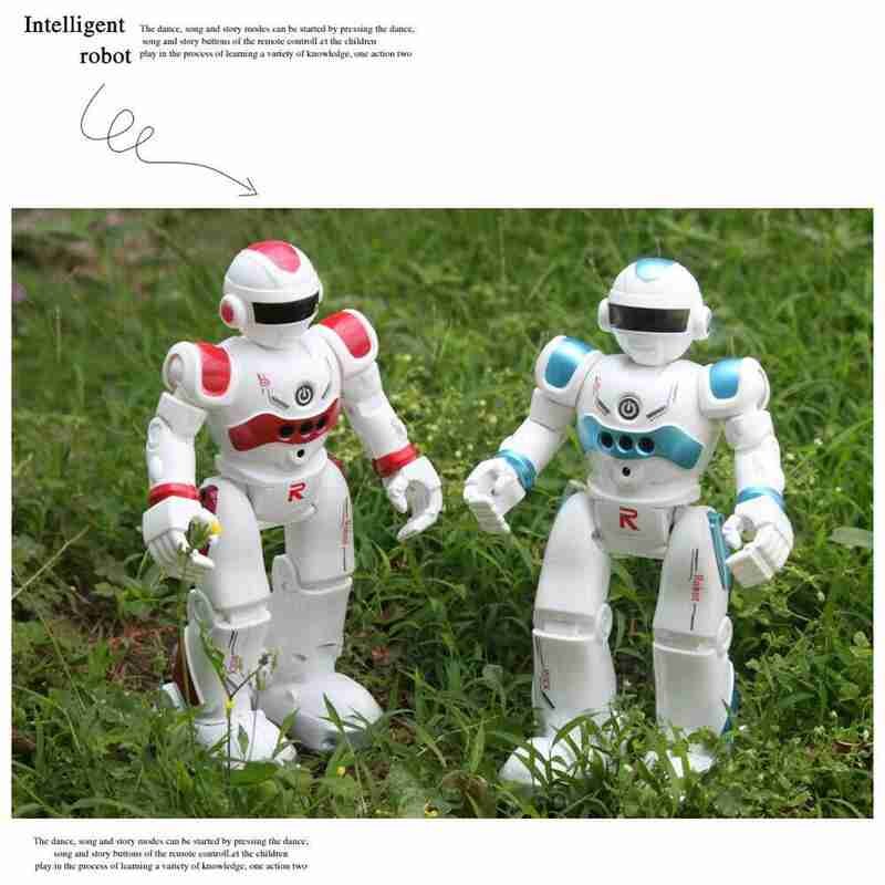 Robocop Remote Control Robot Infrared Induction Intelligent Dancing And Education Electric Singing Children's Early Toys Z6U4