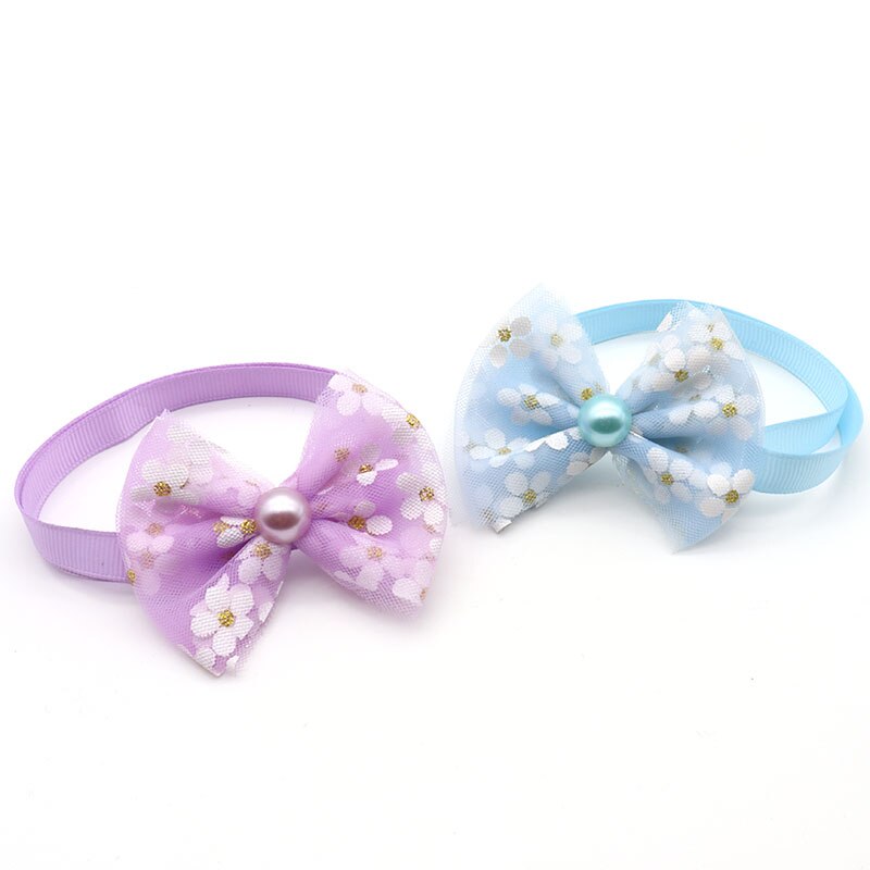 Accesorios para cachorros de 30/50 Uds., pajarita para cachorros, pajarita para perros pequeños, accesorios para perros, accesorios para mascotas, suministros para mascotas de lujo