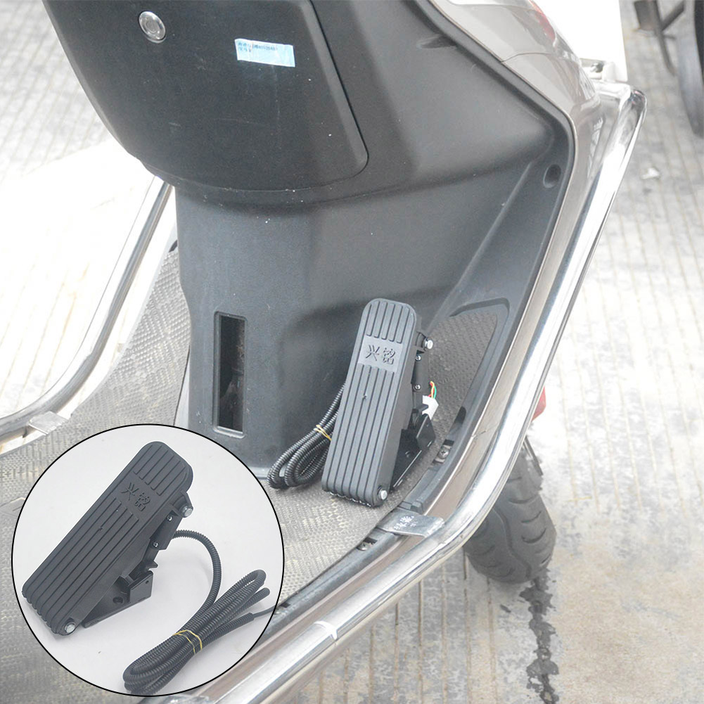 Electric Bike Pedal Speed Control Foot Throttle For Ebike Go Karts Accelerator Pedal Bicycle Pedals 24V-72V E-bike Accessories