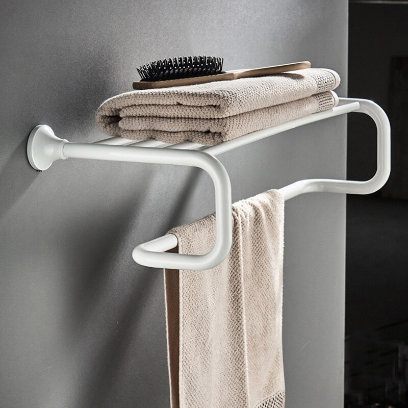 Ensemble d&#39;accessoires de salle de bain en laiton blanc, porte-savon de douche, porte-sèche-cheveux, porte-peignoir, brosse de toilette, porte-rouleau