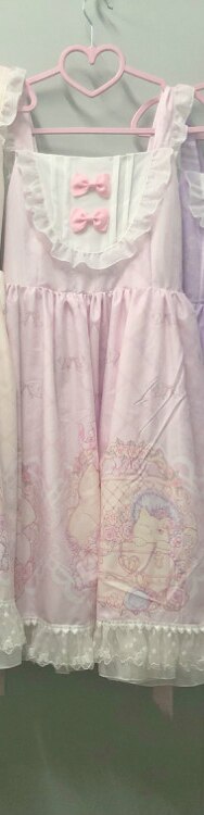 Kawaii lolita kjoler til cos loli pige sød fe tøj japansk jsk under blonde skjorte gotisk victoriansk robe lolita: Lyserød kjole