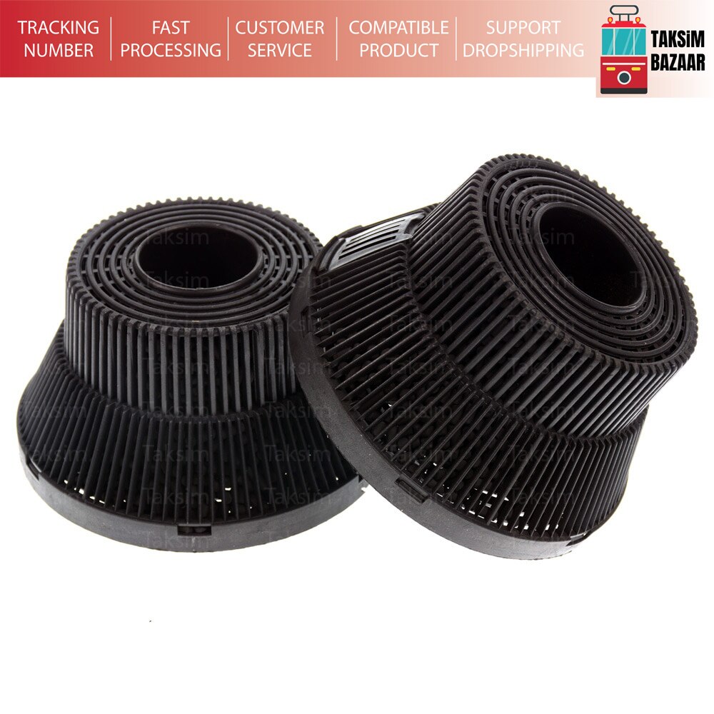 Juego de filtros de carbono para capó Teka, modelos C3C GFH 55, GFH 75, GFG 2, CNL2 2002, TL1 62, GFH 55, GFH 75, GFG 2, CNL2 2002