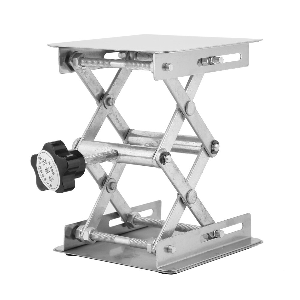100*100mm Stainless Steel rustproof Lifting Platform Laboratory Lifting Stand Scissor Rack for height adjustment of instrument