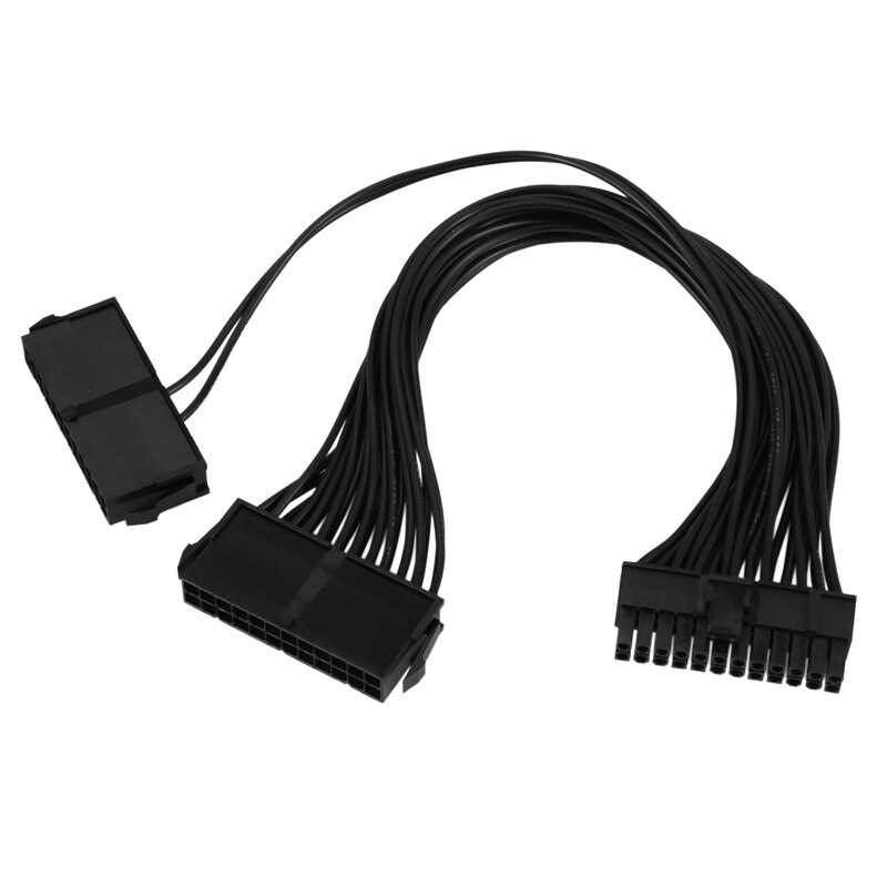 Power Supply Splitter, Dual PSU Cable Adapter 24 Pin 20+4 Pin ATX Motherboard Adapter Extension Cable Dual 24-Pin Mining Adapter