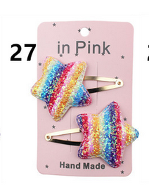 2 stücke Mädchen Blumen Bogen Alligator Haar Stifte Niedlichen freundlicher Haarspangen Baby Mädchen Headwear: G