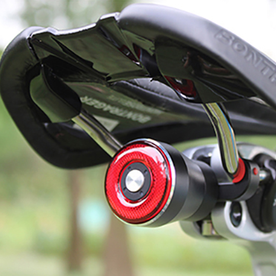 Bike Smart Achterlicht Q5 Fiets Rem Sensing Zaklamp Fietsen Auto Start/Stop Achterlicht Usb Charge IP56 Led fietsen Licht