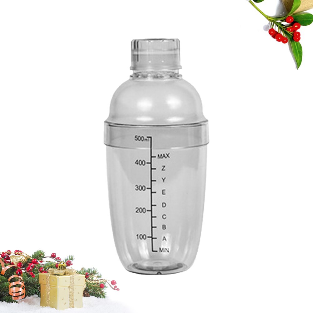Restaurant for Cocktail Shaker Clear Bar Shaker Durable Practical Transparent 1PC