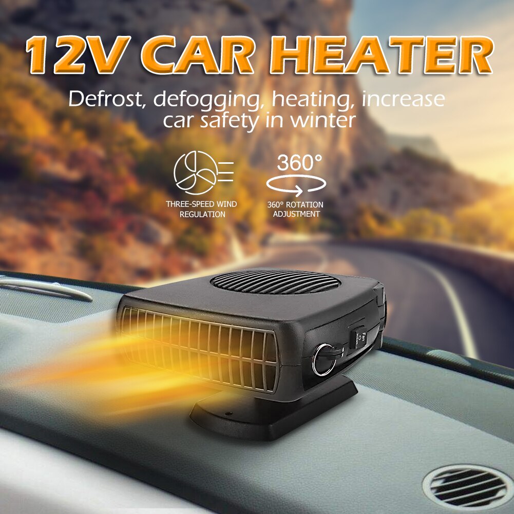 Air Heater 12V 200W Car Heater Automatic Power-Off Protection Great Switch Parking Equipped with Remote Control