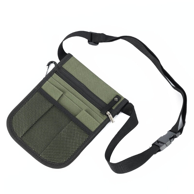 Medicl Organizer Riem Verpleegkundige Heuptas Fanny Pack Draagbare Medoical Gereedschapstas: green