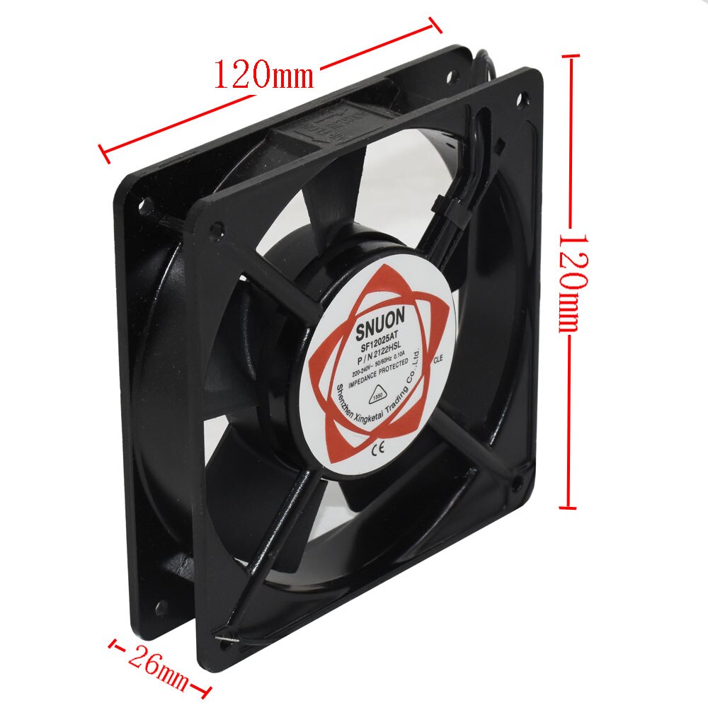 Accesorios para incubadora de aves de corral, 1 Uds., ventilador de 220-240V ~ 50 /60HZ 0.10A para incubadora de huevos de volumen 24-5280: Default Title