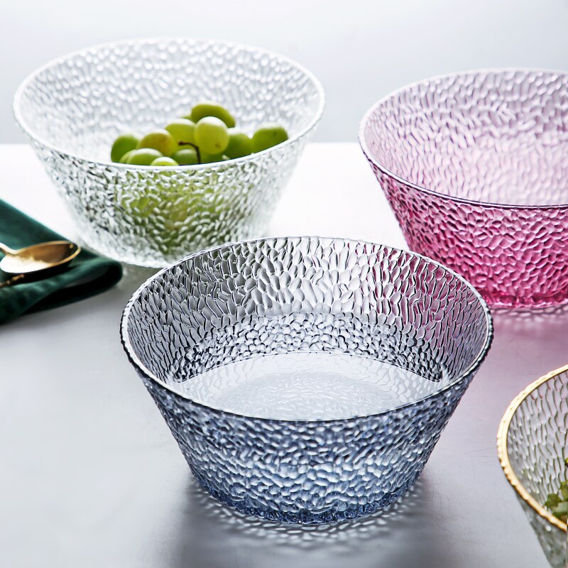 Salatbolle glass fruktsuppe dessert snacks blande grønnsaker bolle stor 1500ml kjøkkenservise