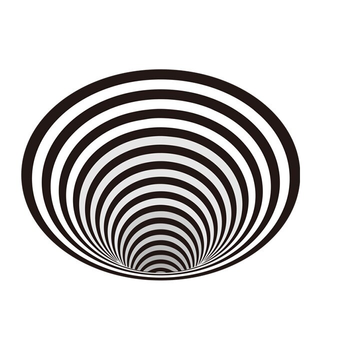 3D Vortex Illusion Tapijt Swirl Print Optische Illusie Gebieden Tapijt Tapijt Vloer Pad Antislip Deurmat Matten Voor Thuis decore